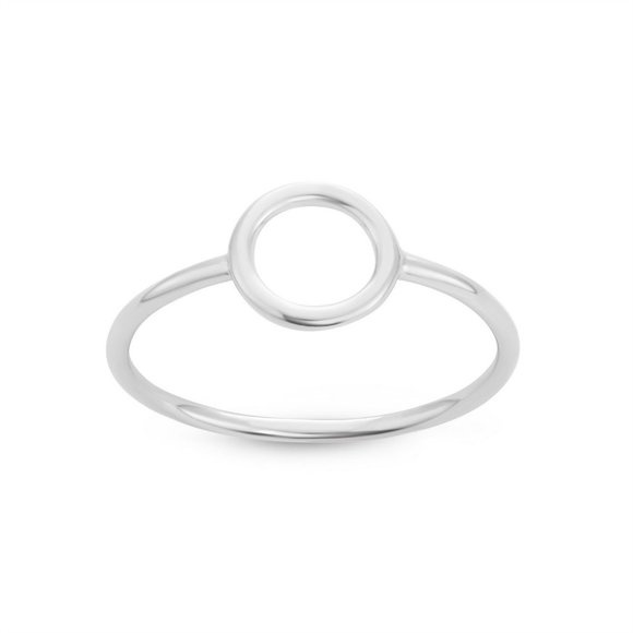 Sterling Silver Small Open Circle Ring - Picture 1 of 1